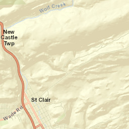Saint Clair Street Map