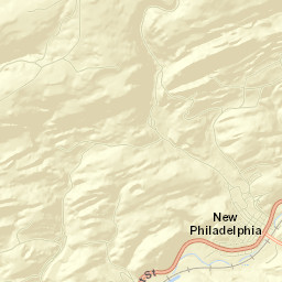 New Philadelphia Street Map