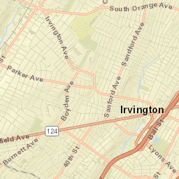 Irvington Street Map