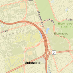 East Garden City Street Map