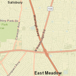 East Meadow Street Map