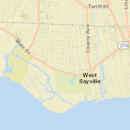 Sayville Street Map