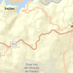Oliveira de Frades Street Map