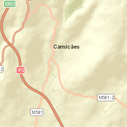 Carnicães Street Map