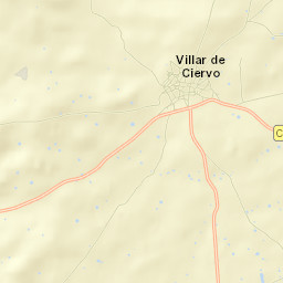 Villar de Ciervo Street Map