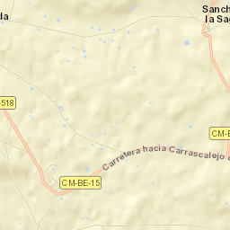 Sanchón de la Sagrada Street Map