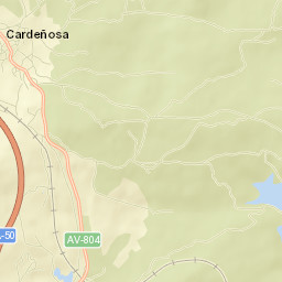 Cardeñosa Street Map