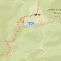 Acerno Street Map