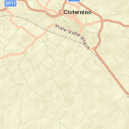 Cisternino Street Map