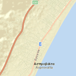 Asproválta Street Map