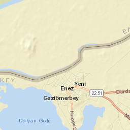 Enez Street Map