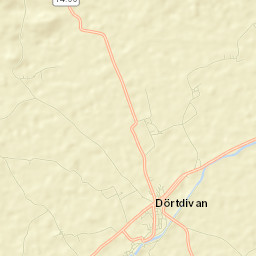 Dörtdivan Street Map