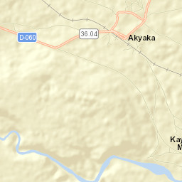 Akyaka Street Map