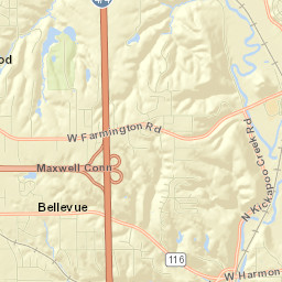Bellevue Street Map