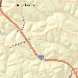 Beaver County Street Map