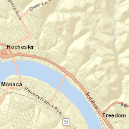 Rochester Street Map