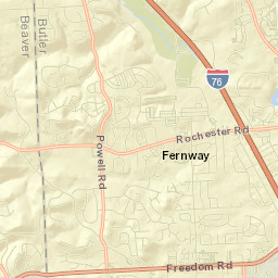 Fernway Street Map