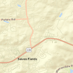 Seven Fields Street Map