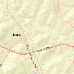 Mars Street Map