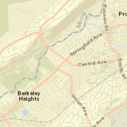 Berkeley Heights Street Map