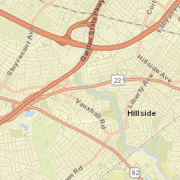 Hillside Street Map