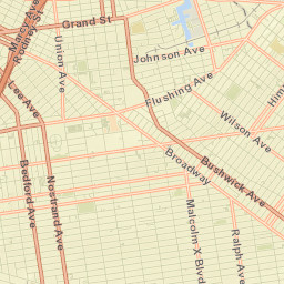 Bushwick Street Map