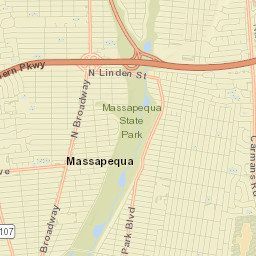 Massapequa Street Map