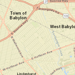 Lindenhurst Street Map
