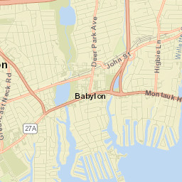 West Islip Street Map