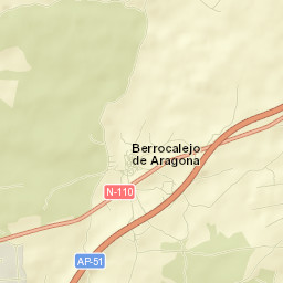 Berrocalejo de Aragona Street Map