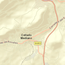 Collado Mediano Street Map