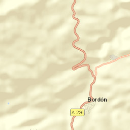 Bordón Street Map