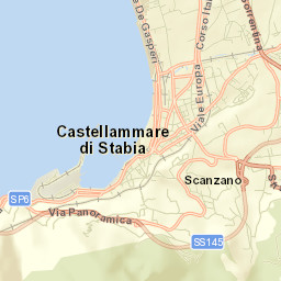 Castellammare di Stabia Street Map