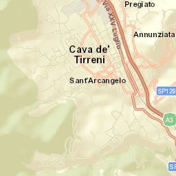 Cava Dè Tirreni Street Map