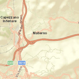 Capezzano Inferiore Street Map