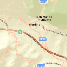 Piegolelle-San Bartolomeo Street Map
