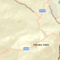 Oliveto Citra Street Map