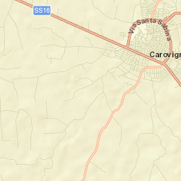 Carovigno Street Map