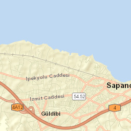 Sapanca Street Map