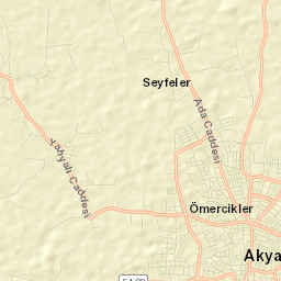 Akyazı Street Map