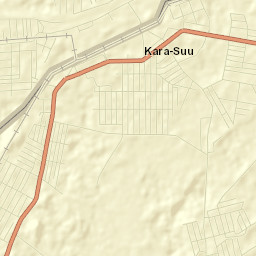 Kara Suu Street Map