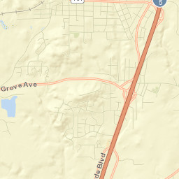 Central Valley (historical) Street Map