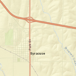 Syracuse Street Map