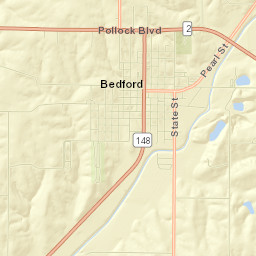 Bedford Street Map