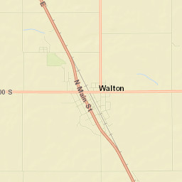 Walton Street Map