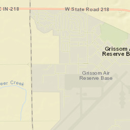Grissom Air Force Base Street Map