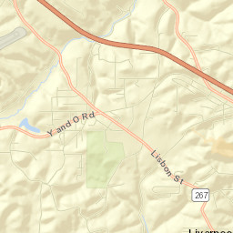 Glenmoor Street Map
