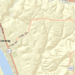 Conway Street Map