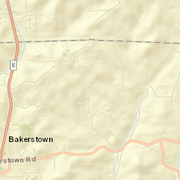 Bakerstown Street Map