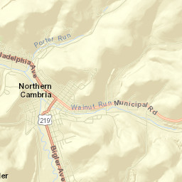 Barnesboro Street Map